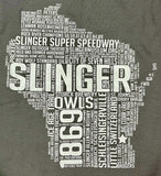 Sweatshirt - Wisconsin Crew Neck Sweatshirt - Gray