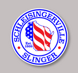 Decal - Schleisingerville To Slinger America Circle Decal