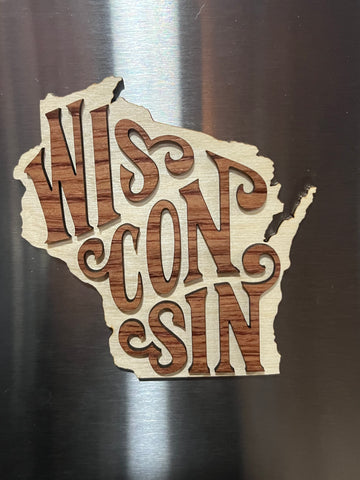 Fridge Magnet - Wisconsin - Miscellaneous