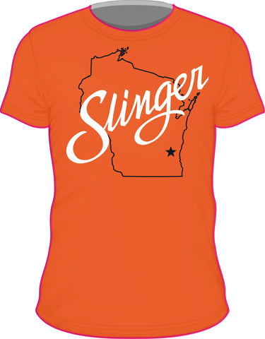 Shirt - Slinger Wisconsin Texas Orange T Shirts