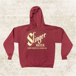 Sweatshirt Hooded - Storck Slinger Beer Sweatshirts Maroon Shirts