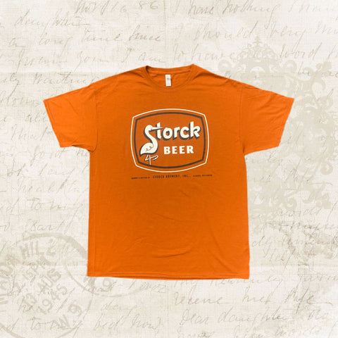 Shirt - Storck Slinger Club Beer T Shirts Texas Orange