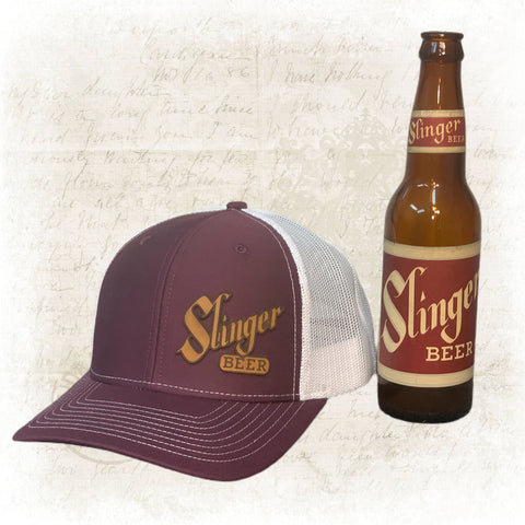 Hat - Maroon Storck Brewing Slinger Beer Hat