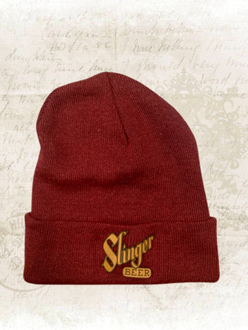 Hat - Maroon Slinger Beer - Storck Brewing Winter Stocking Hat