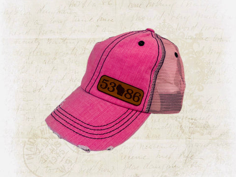 Hat- Women's Pink Denim 53086 Hat