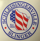 Decal - Schleisingerville To Slinger America Circle Decal
